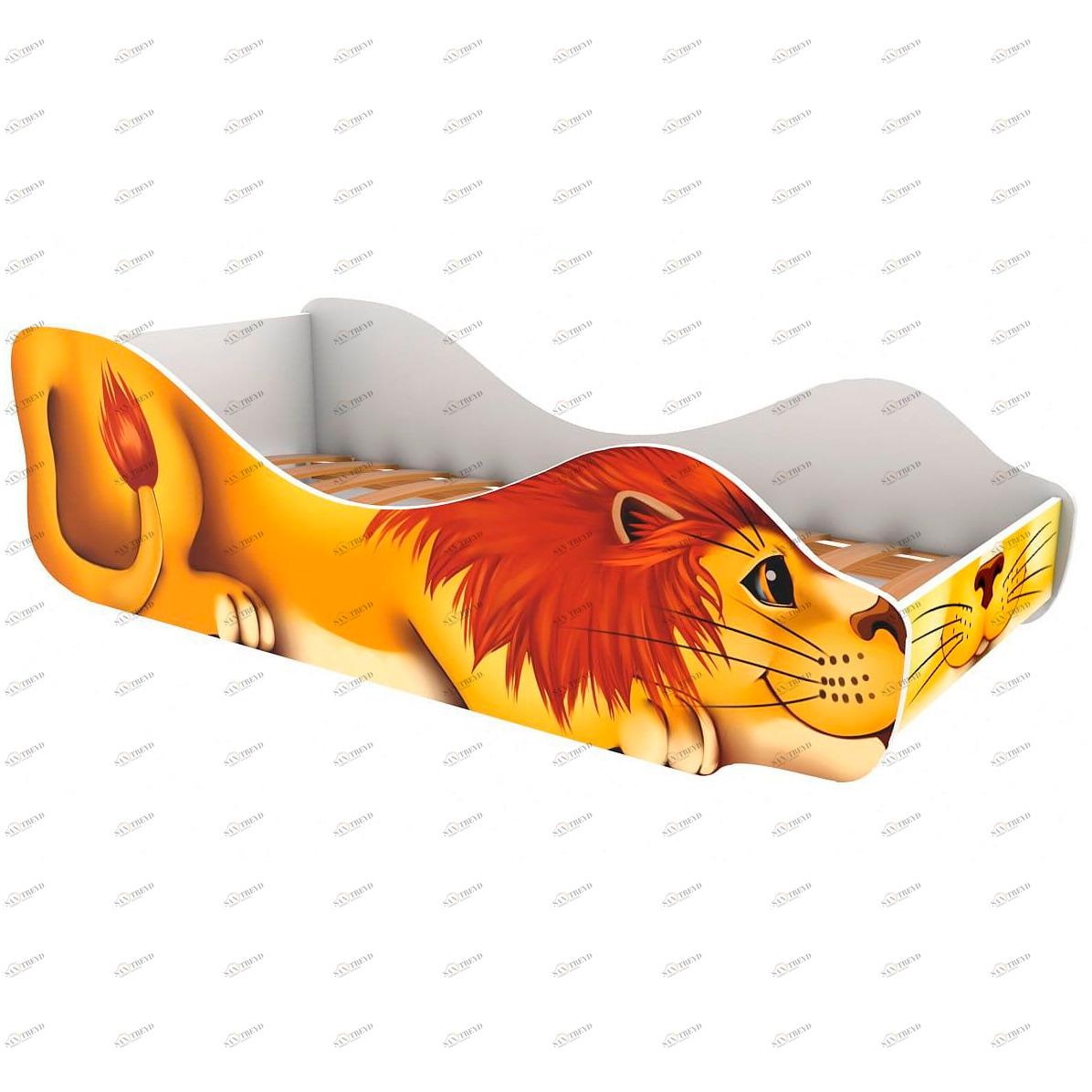 Детская кровать "Лев Кинг" БЕЛЬМАРКО  326775 Желтый Santreyd 