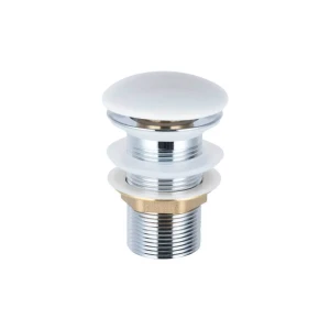 91864299 Донный клапан для раковины Vincea DBS0-216 10 см ø45 клик-клак цвет белый глянец STLM-1475402