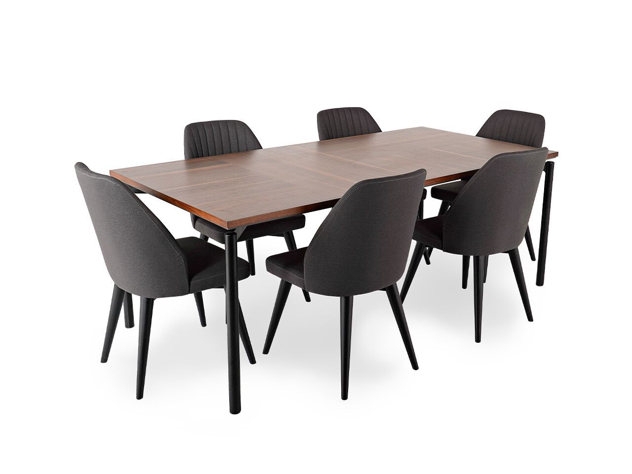 Деревянный прямоугольный обеденный стол NDESIGN пекан ARCH-00073148 - Вид №1