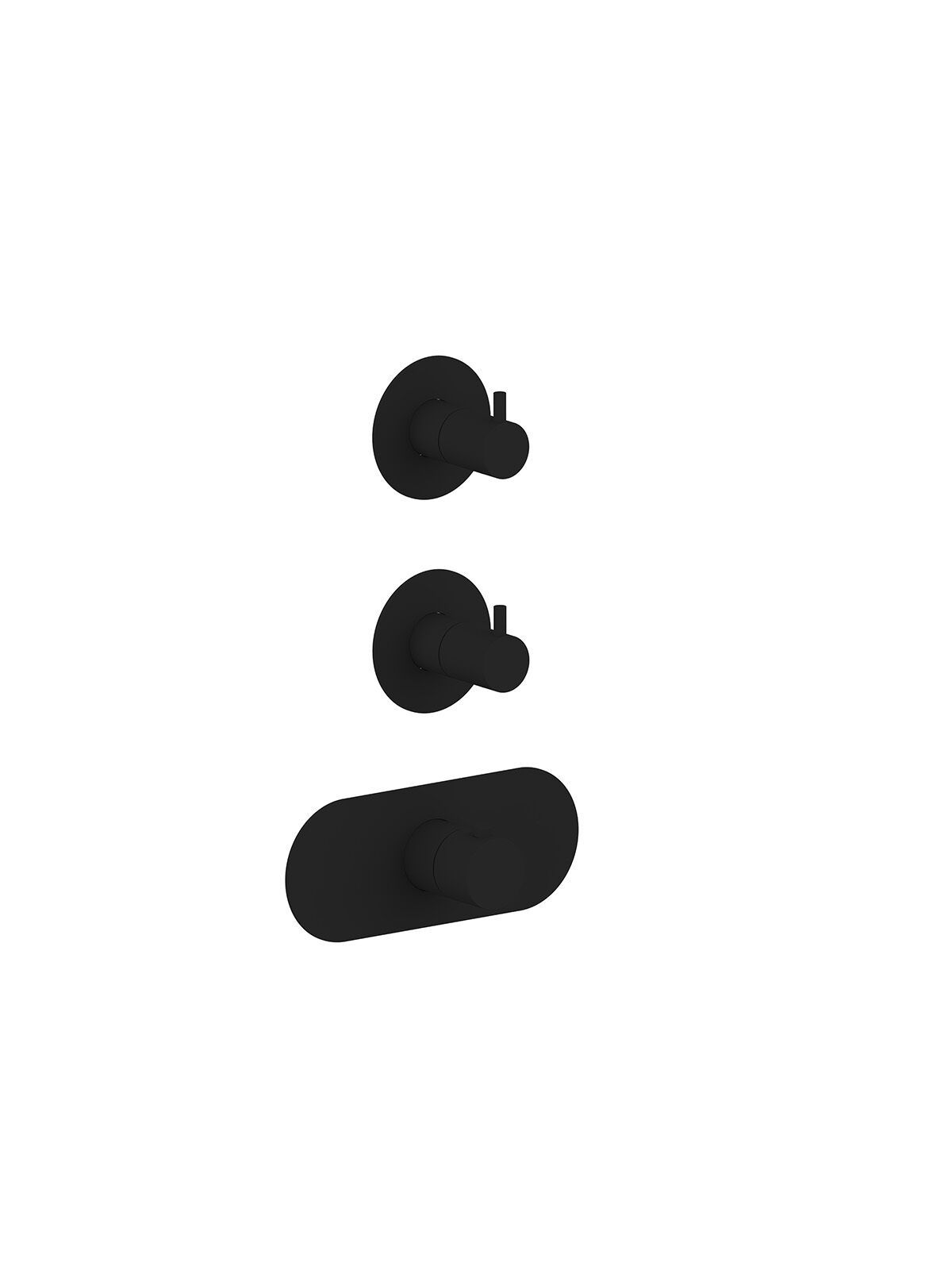 Термостатический смеситель для душа с 3 отверстиями Rubinetterie Frattini отдельная эстетика ARCH-00075862 - Вид №19