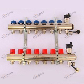 Колл. группа EMMETI TOPWAY 1"x3/4" ЕК 7 выходов с термостатическими вентилями 1298720