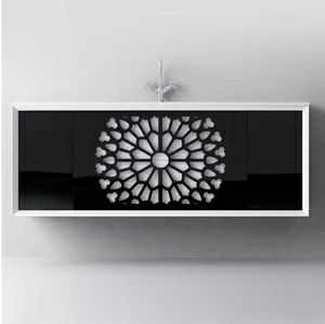 Avila Dos Тумба подвесная с раковиной AVRIAN S1 180 Color 70+64+70 SUE LUX Stylish