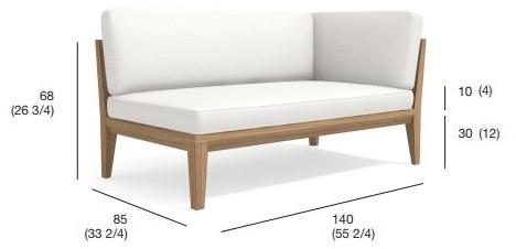 RODA Садовая кушетка с обивкой из батилина® Teka sun-id-1371323 - Вид №1