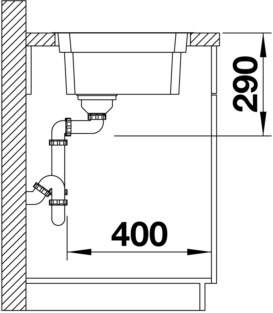 521840 Кухонная мойка Blanco Etagon 500-IF  Blanco Etagon - Вид №13