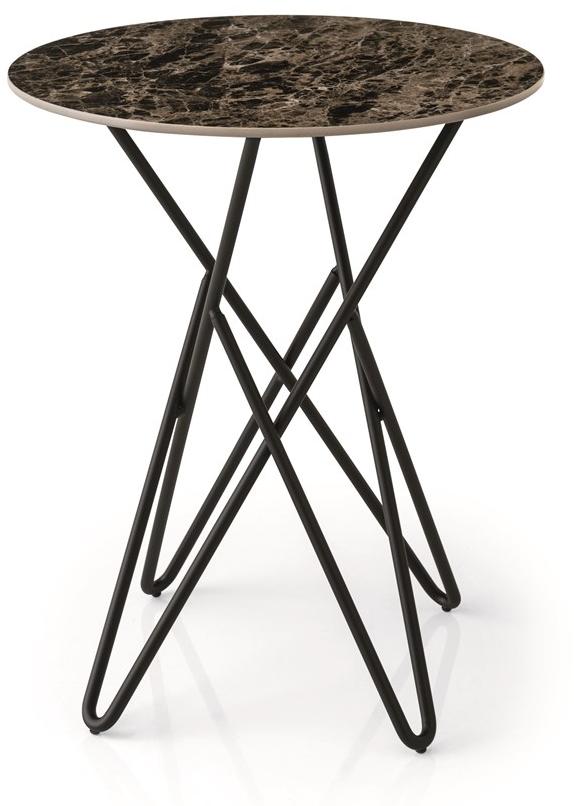 Calligaris Круглый лакированный журнальный столик Stellar Cs5113 - Вид №1