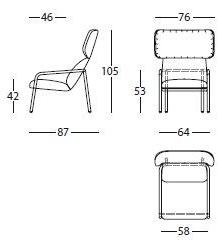 Sancal Кресло с подлокотниками с подлокотниками Elle sun-id-1444998 - Вид №2
