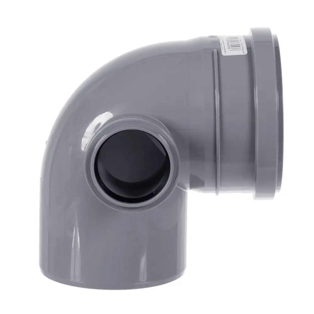 Отвод канализационный Политэк 110/50 мм для внутренних систем 13921183 STLM-0004006 - Вид №1