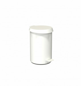 FROST Корзина для мусора 350 » белая Нержавеющая сталь Белый N3002-W