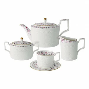 Сервиз чайный фарфоровый белый из 15 предметов, на 6 персон "Стиль" COLOMBO СТИЛЬ 00-3946899 Белый