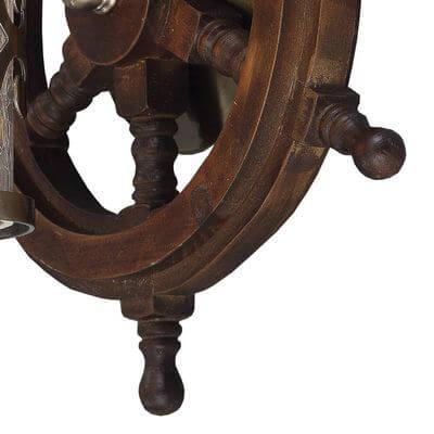 Бра настенное коричневое Seven Fires "Палермо" 30459.02.93.01 SEVEN FIRES МОРСКАЯ, ШТУРВАЛ 00-3929691 Коричневый  - Вид №1