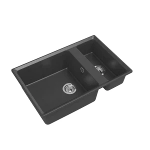 90016323 Кухонная мойка Granfest Level LV-760K графит STLM-0086714