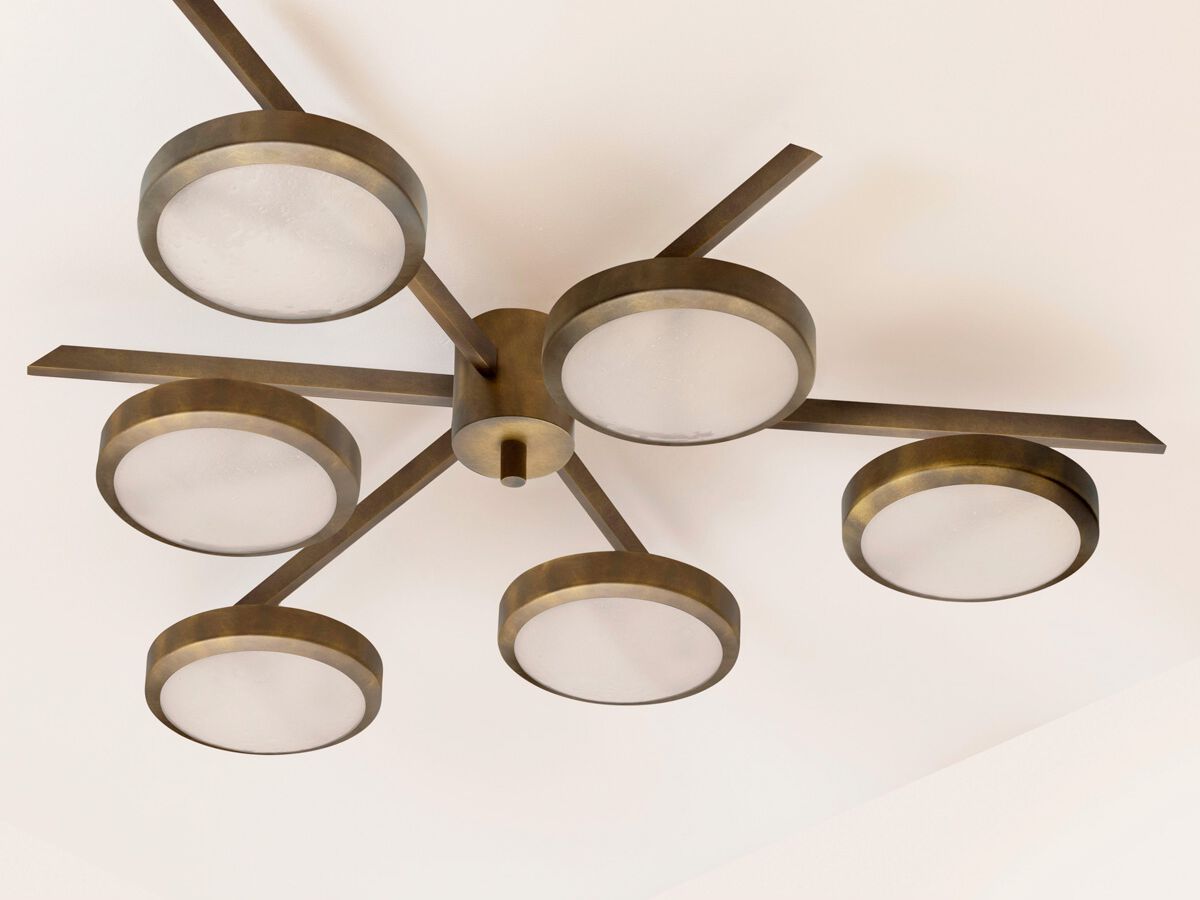 Металлический потолочный светильник GASPARE ASARO SEI ARCH-00116283 - Вид №1