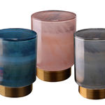 GWPP0025 Подсвечник из синего стекла ijlbrown  - Вид №3