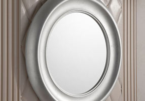Gentry Home Байрон Mirror wood frame Серебряный лист GH103358  - Вид №1