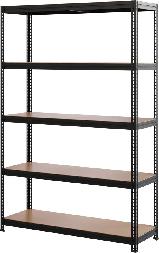 88022540 Стеллаж металлический 5 полок MZ-Profil 180x120x40 см цвет черный нагрузка на полку 170 кг STLM-1075099
