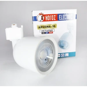 90698007 Трековый светильник HOROZ ELECTRIC HRZ33002822 ARIZONA светодиодный 10 Вт однофазный цвет белый STLM-0920056