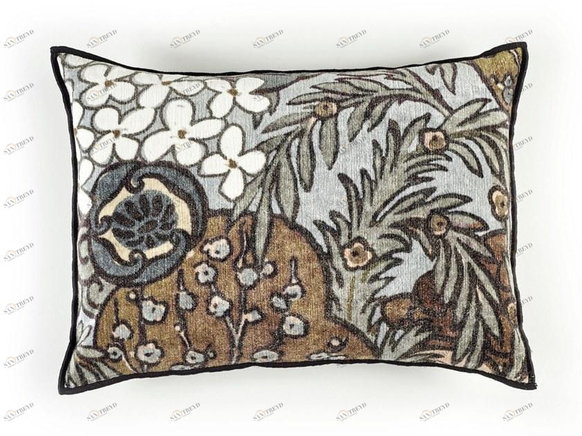 Élitis Бархатная подушка с цветочными мотивами sun-id-1501317