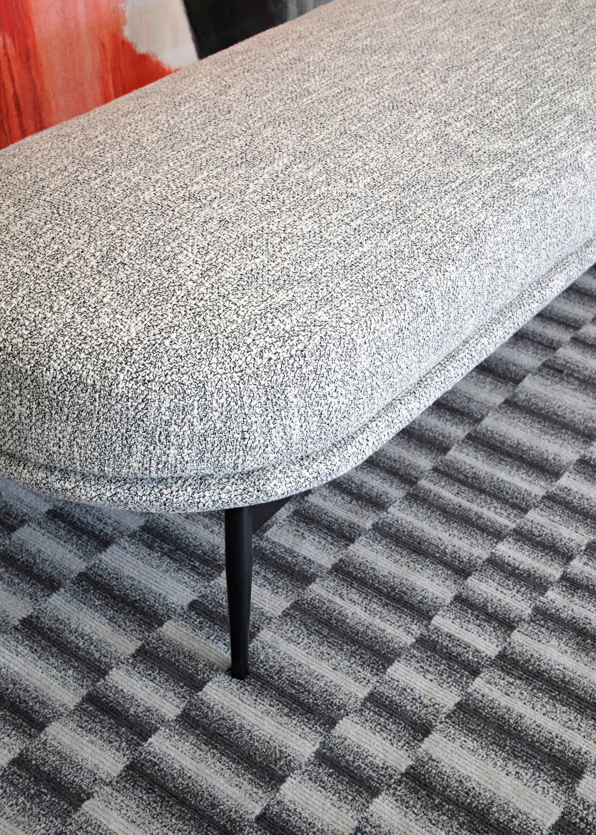 Скамейка из ткани Saba Italia Oversea ARCH-00000518 - Вид №1