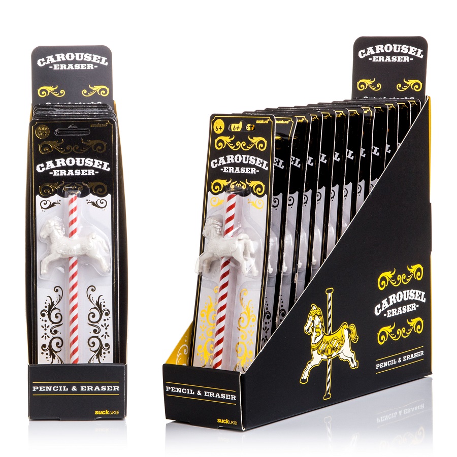 SK ERASERHORSE1 Карандаш с резинкой Suck UK  - Вид №5