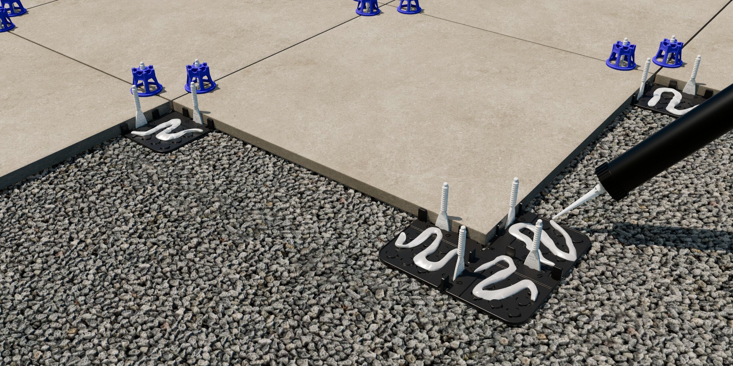 Поддержка внешней плитки Dakota распорки для наружных полов ARCH-00027944 - Вид №2