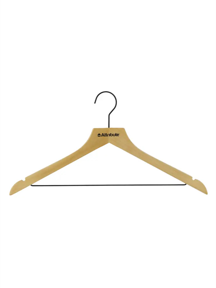 91600523 Плечики Attribute hanger 1.2x22x44.5 см дерево/металл цвет бежевый STLM-1098071