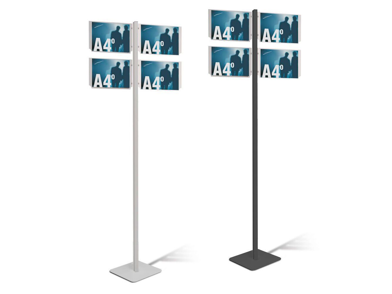 Двухсторонняя алюминиевая напольная витрина для брошюр STUDIO T InUno ARCH-00099707 - Вид №19