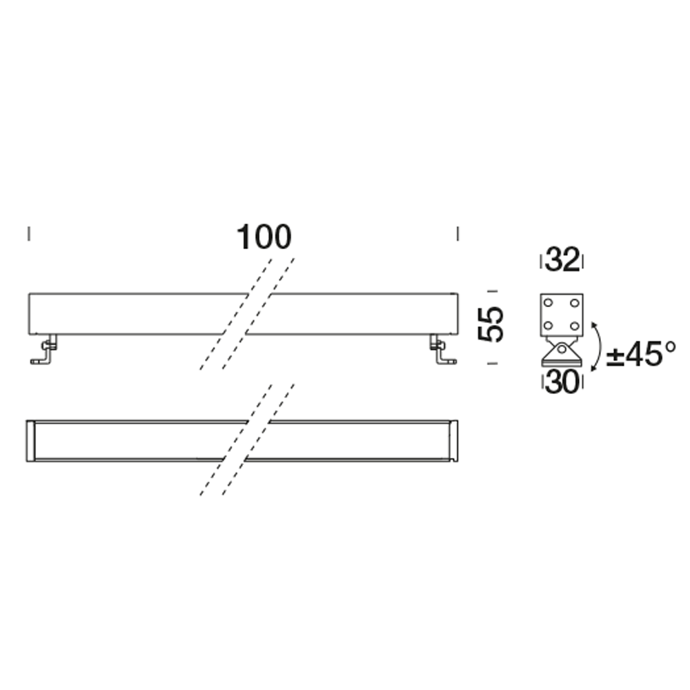 8391107 Подсветка стены Platek MINI CORNICHE Applique  MINI CORNICHE Applique 100 mm - 4 LED RGBW Elliptical  - Вид №10