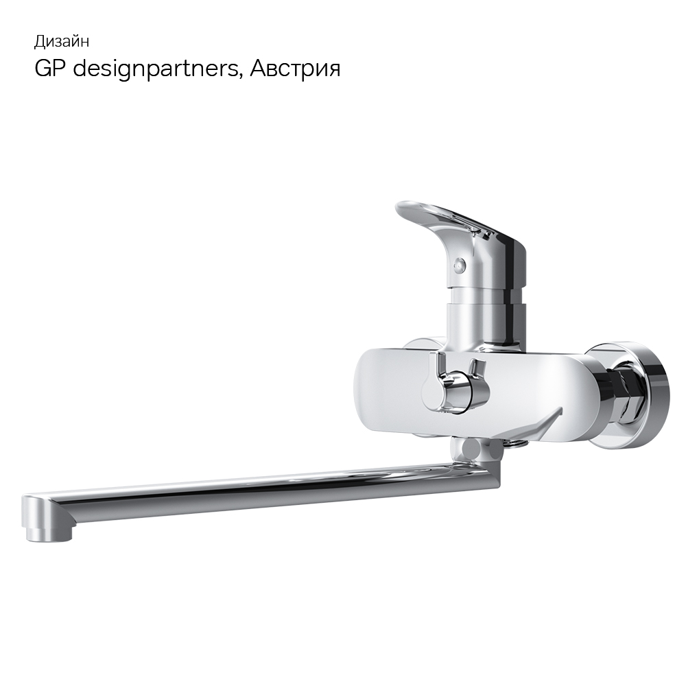 F8090016 смеситель д/ванны/душа излив 350 мм хром шт AM.PM Like - Вид №8