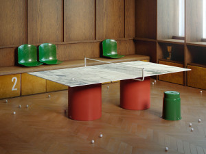 Стол для пинг-понга из керамогранита и Феникса