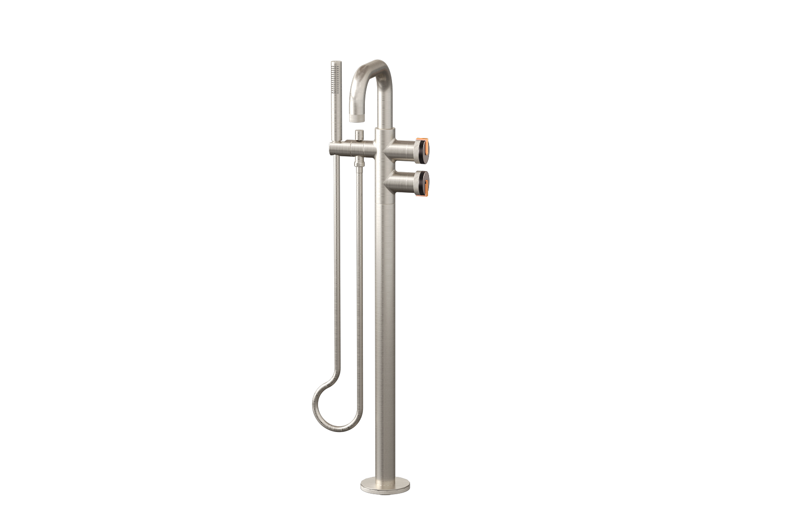 E-11557-R1GM-L1RG-BNi Смеситель напольный отдельностоящий (внешняя часть) GRAFF MOD+