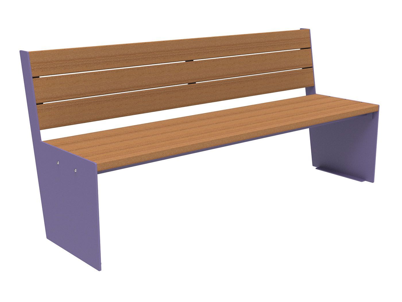 Скамья из окуме со спинкой Lazzari TAUT WOOD ARCH-00118857 - Вид №8