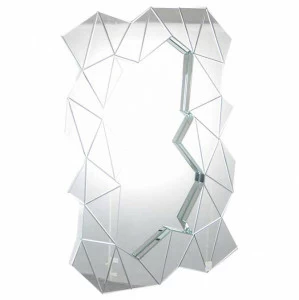 Зеркало настенное с фацетом 140х92,5 см серебряное Mirror Clear DELIGHT COLLECTION ДИЗАЙНЕРСКИЕ 00-3882986 Серебро