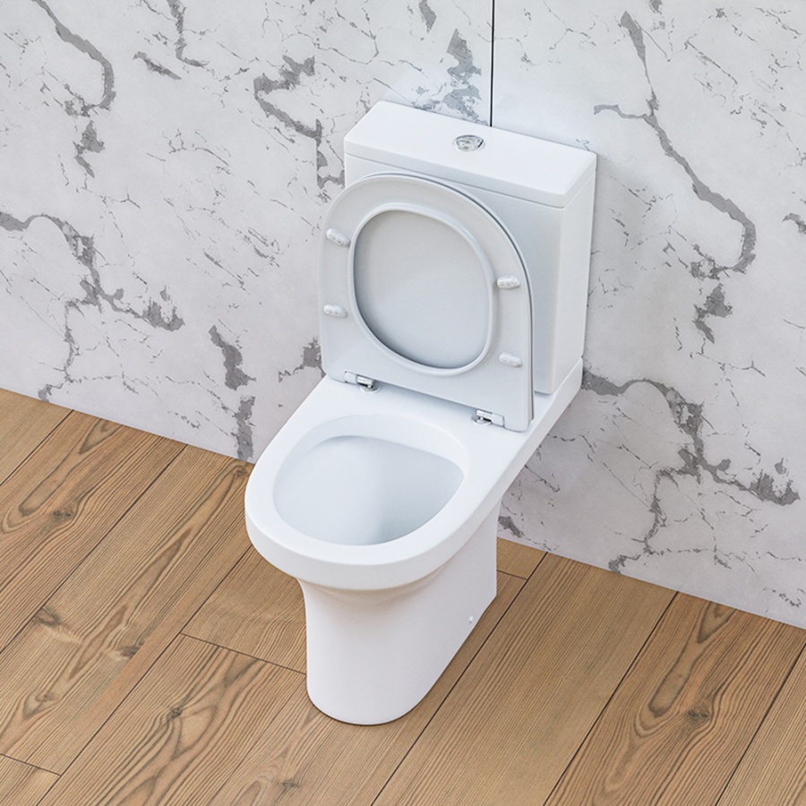 DX35C8600SC унитаз-компакт безободковый с сиденьем микролифт Damixa Skyline - Вид №4