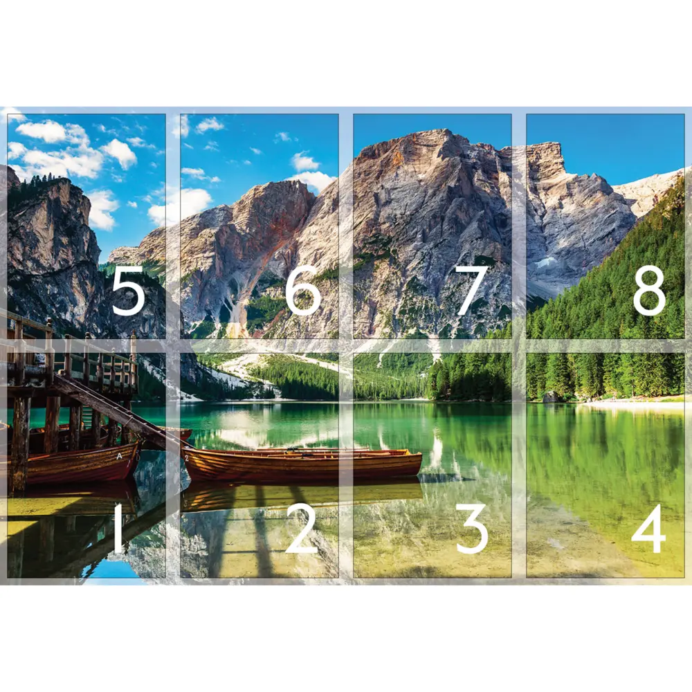 Фотообои Озеро Брайес бумажные 368x254см WM-41 POSTERMARKET STLM-2088891 - Вид №2