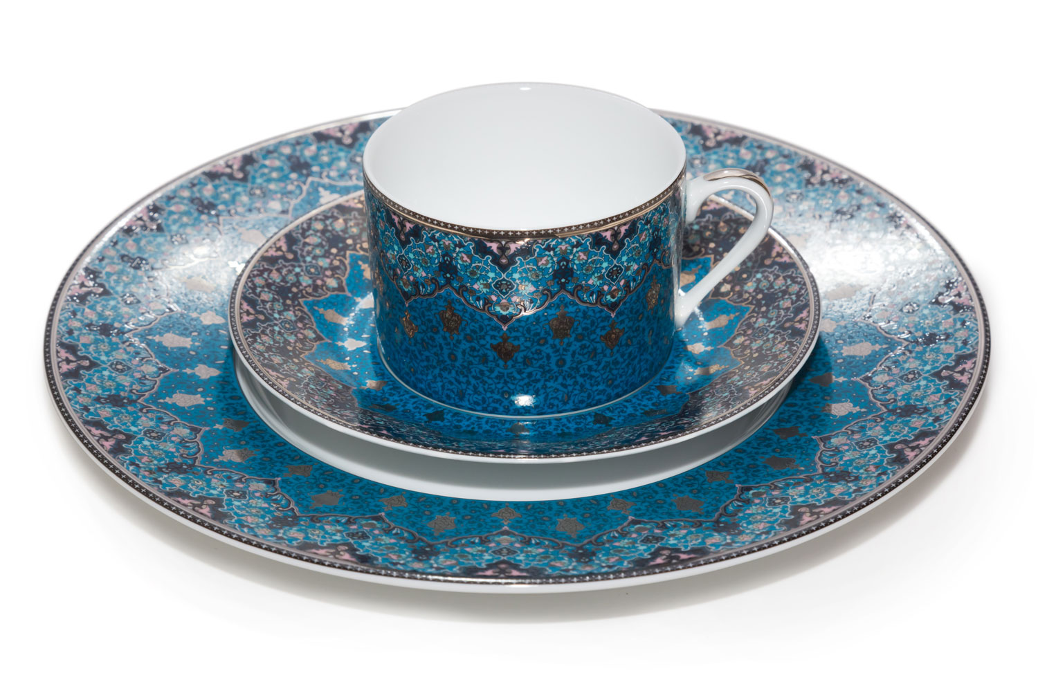 18284 Чайная пара (чашка и блюдце) DESHOULIERES Santreyd 