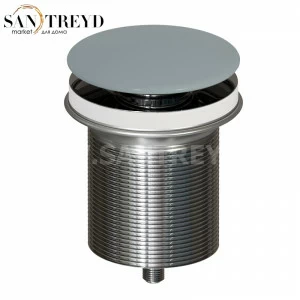 FL012BL Донный клапан с накладкой из керамики для раковин c перелива Globo 7 см цвет Небесный Globo ACCESSORIES Италия