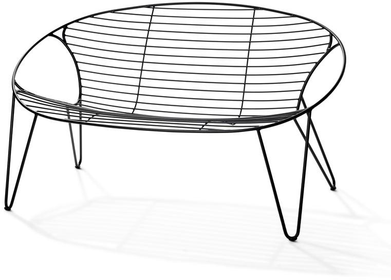 Joli Садовый диван 2 мест из нержавеющей стали Wire sun-id-1485570 - Вид №2