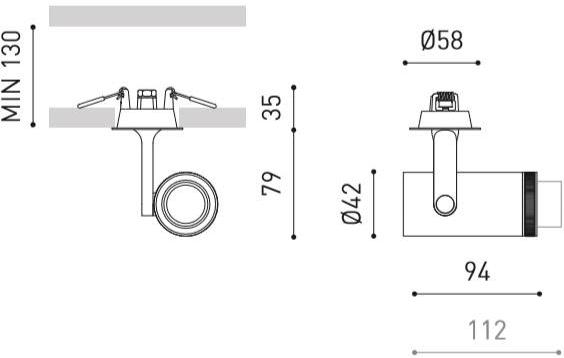 Arkoslight Прожектор потолочный алюминиевый светодиодный Plus recessed sun-id-1374390 - Вид №8