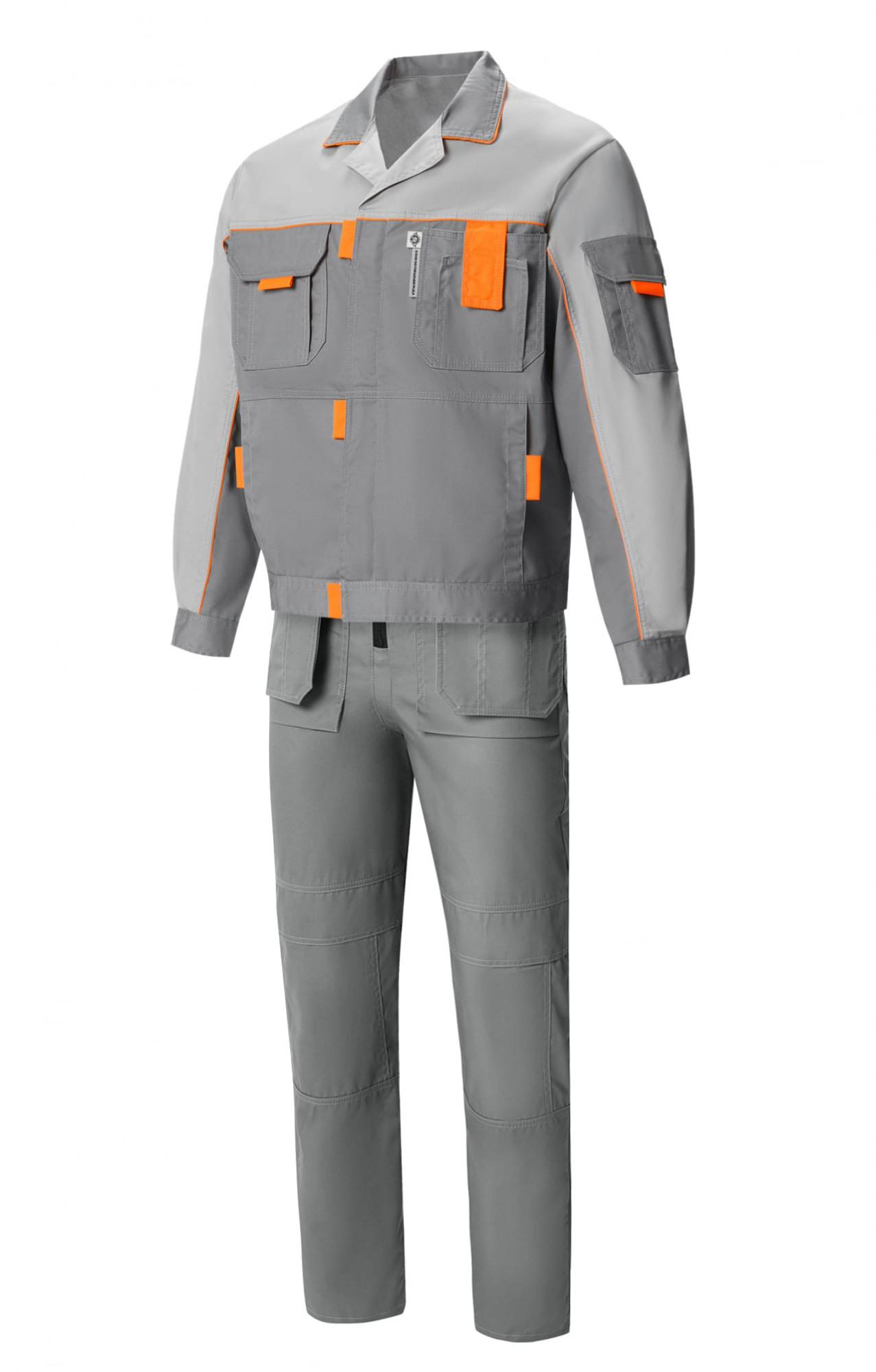 5039614 Костюм "Профессионал-2" темно-серый со светло-серым  Летняя спецодежда  размер 68-70/182-188 