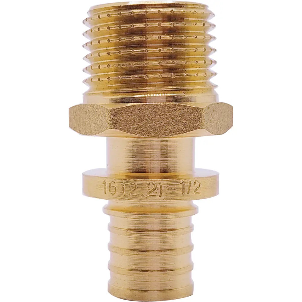 Переходник РОСТЕРМ 1/2"×16 мм для труб PEX-а 82107669 STLM-0019104 - Вид №2