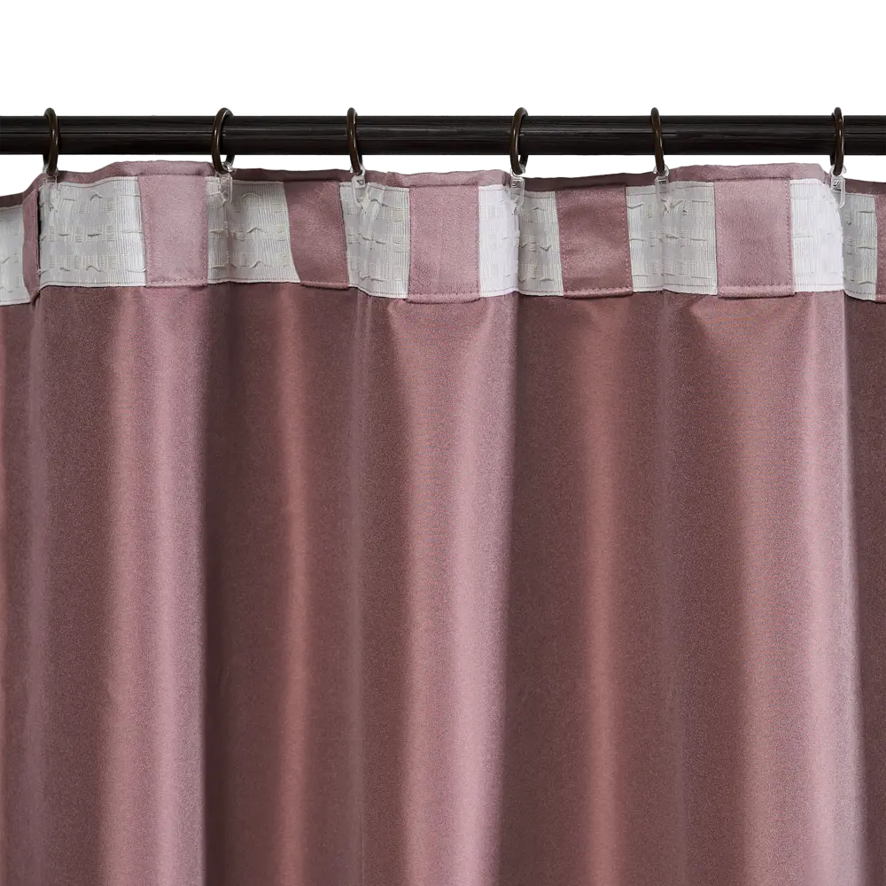 KREAFORTA Manchester - бархатная штора серо-розового оттенка 200x280 см 89401546 STLM-1563563 - Вид №4