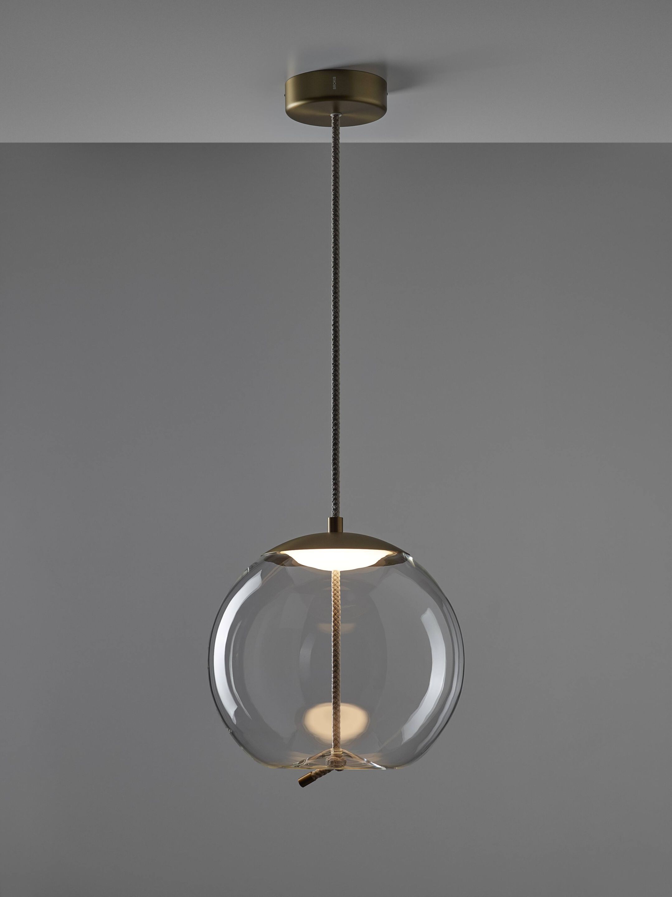 Выдувное стекло светодиодный подвесной светильник BROKIS Узел ARCH-00114866 - Вид №5