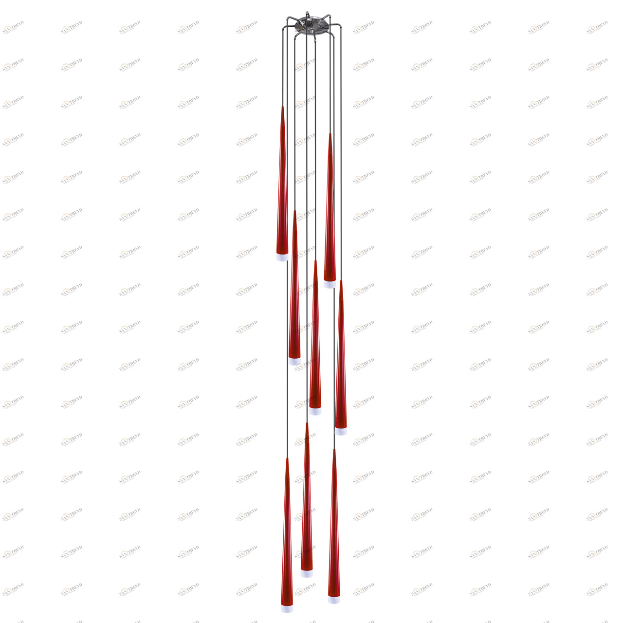 Подвесная люстра Lightstar Punto 807082 LIGHTSTAR PUNTO 057577 Красный