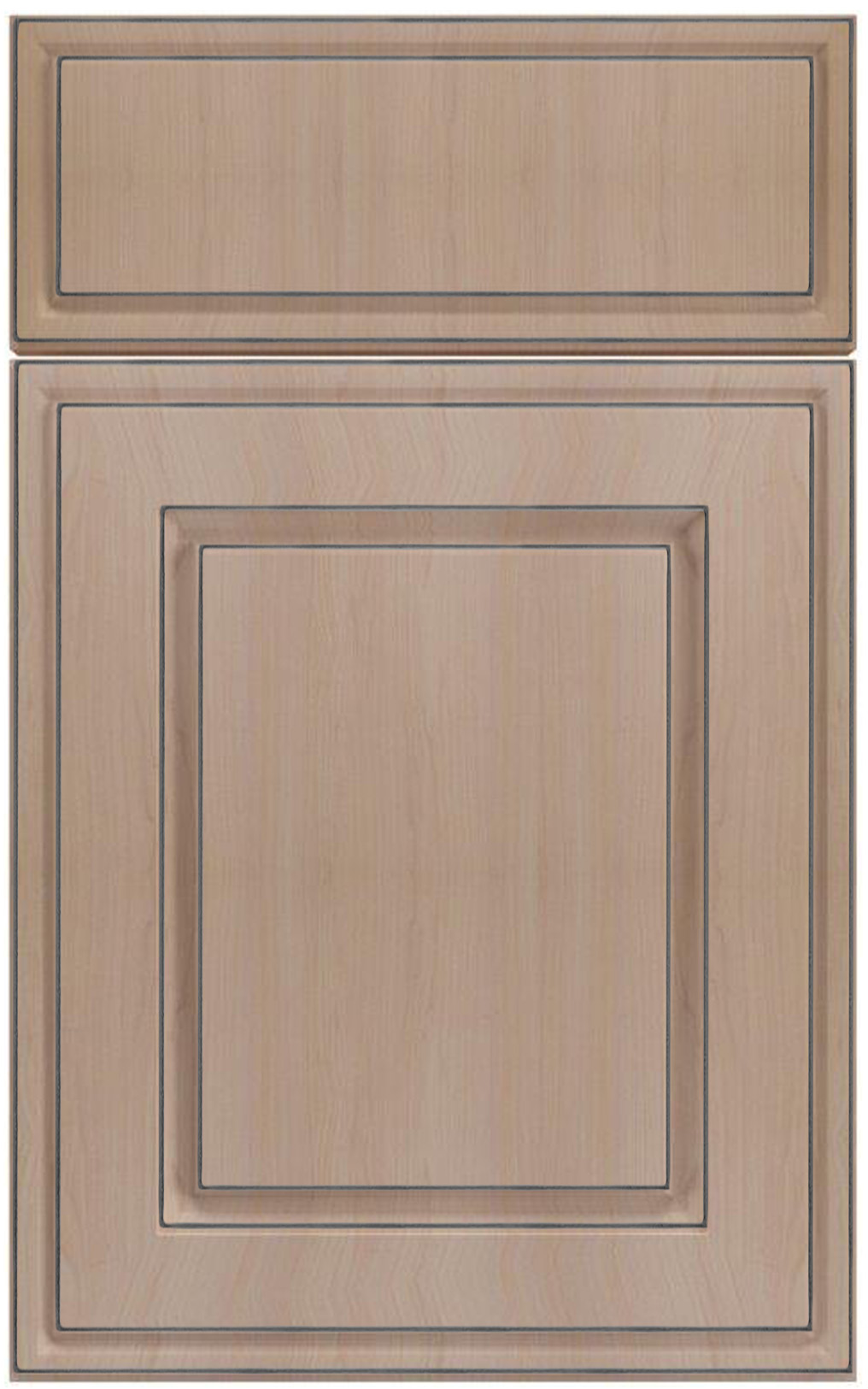 Фасады для кухни Патина Фрезеровка «Бостон» Береза розовая №64 SIST2229-41 SIDAK