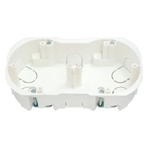 90619375 Подрозетник Bylectrica К-219 2 модуля 155x76x45.5 мм под гипсокартон IP20 цвет белый STLM-1118160