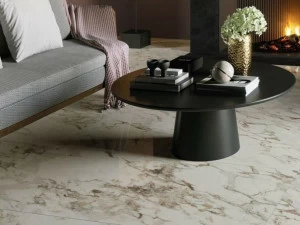 Supergres Ректифицированный пол из керамогранита под мрамор Purity of marble brecce