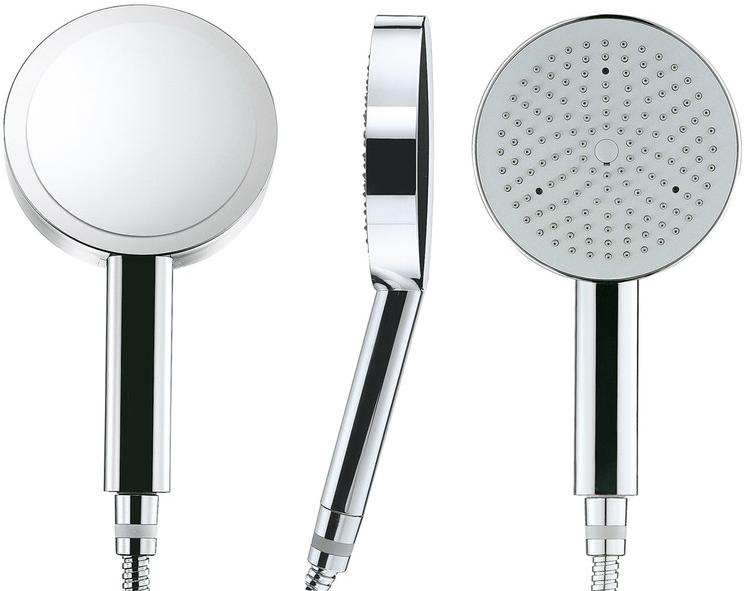 Bossini Дизайнерский хромированный ручной душ с фиксированной струей и системой защиты от накипи Dinamica sun-id-1369688 - Вид №2