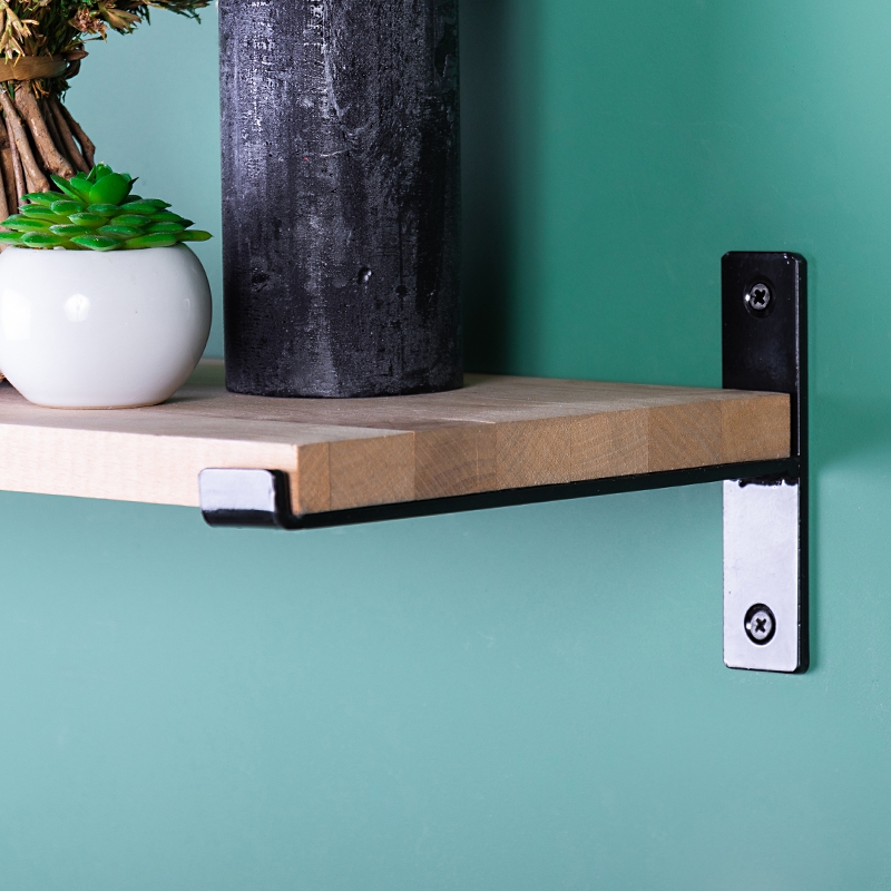 Кронштейн  Джей Брэкет, 200x120x28 мм, черный LJPS0124 Public Steel Россия  - Вид №1