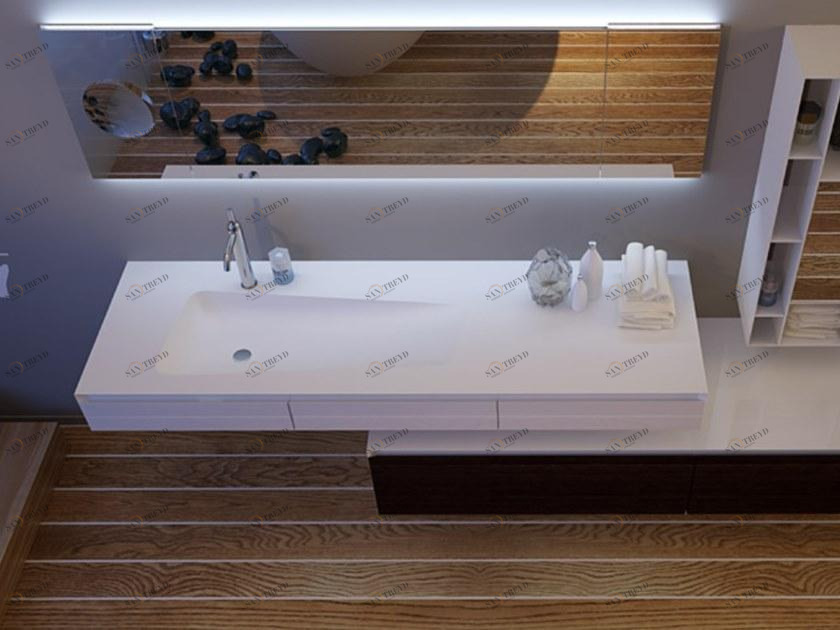 Ptfdk Подвесная раковина настенная овальная MOMA Design  белая 