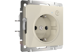 19546194 Розетка Wi-Fi слоновая кость a056421 WERKEL